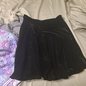 Spirit Halloween Velvet Skirt